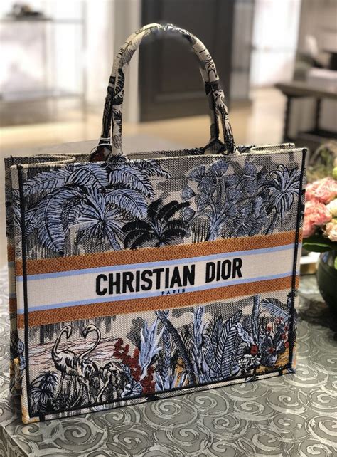 dior tote beach bag|christian dior tote bag small.